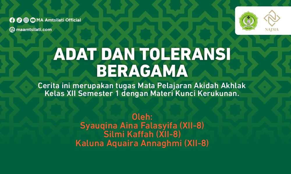 Adat dan Toleransi Beragama
