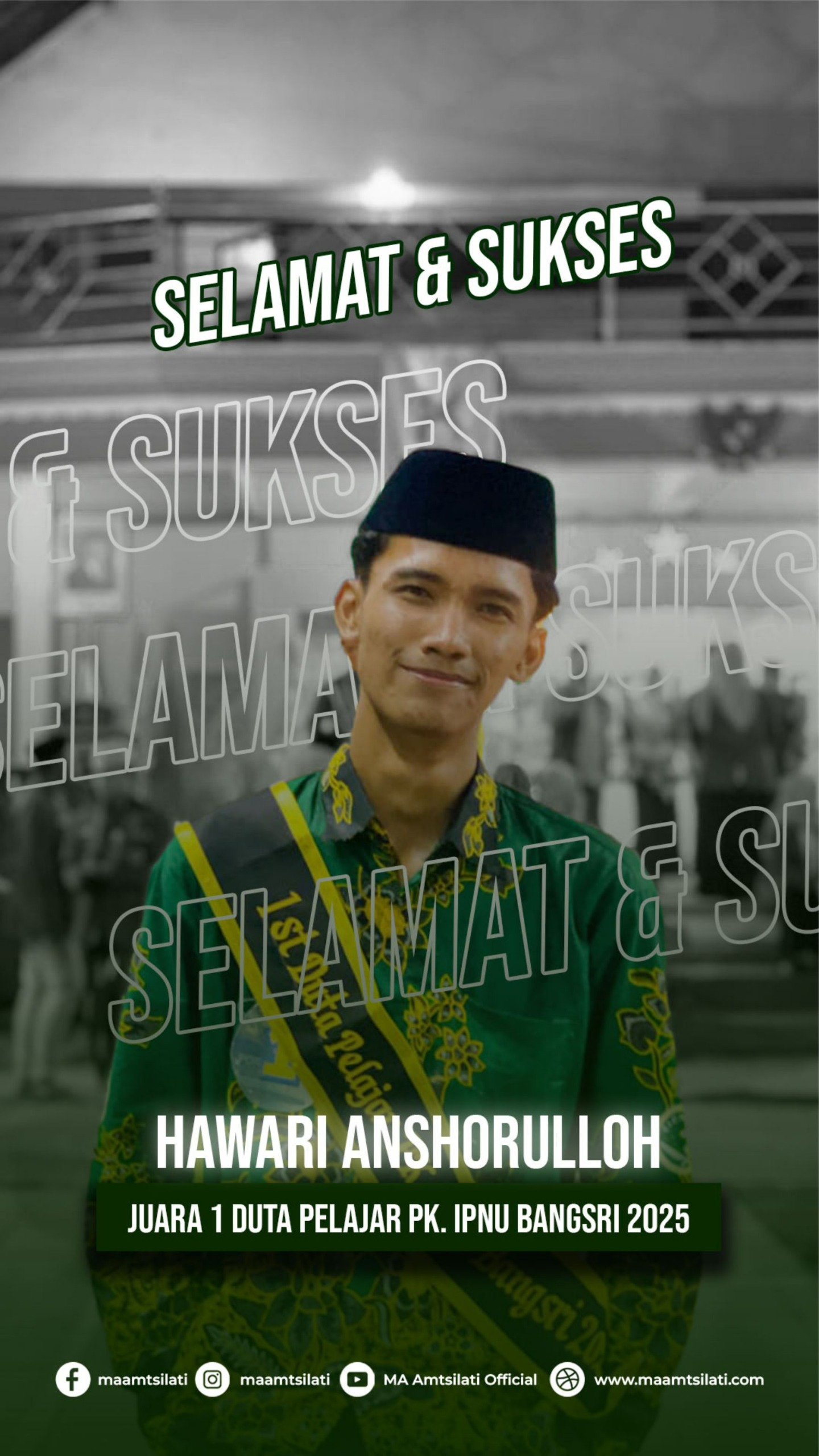 Juara 1 Duta Pelajar PK. IPNU