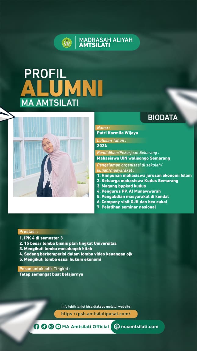 Putri Kamila Wijaya_Mahasiswa UIN Walisongo Semarang