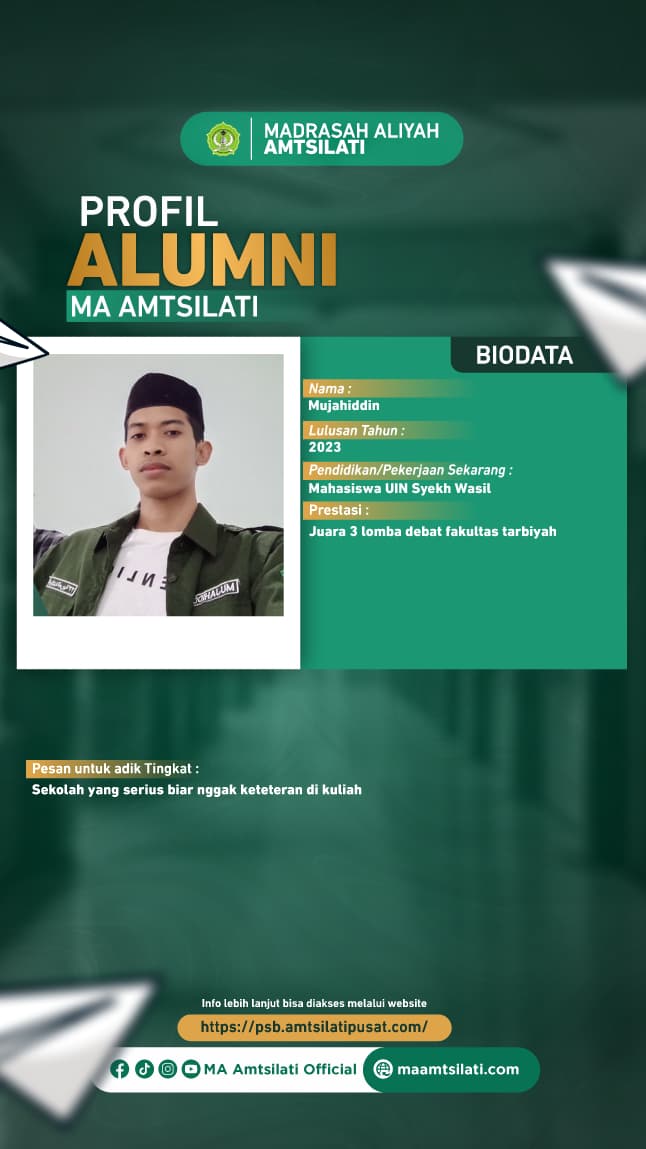 Mujahidin_Mahasiswa UIN Syekh Wasil