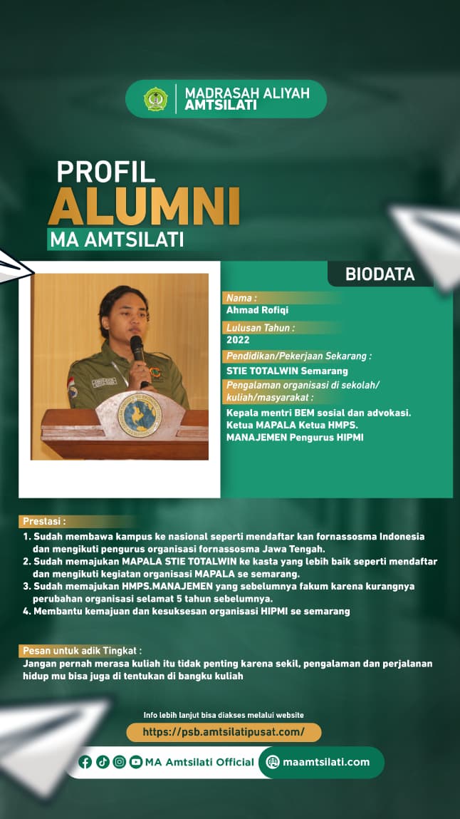 Ahmad Rofiqi_Mahasiswa STIE TOTALWIN Semarang