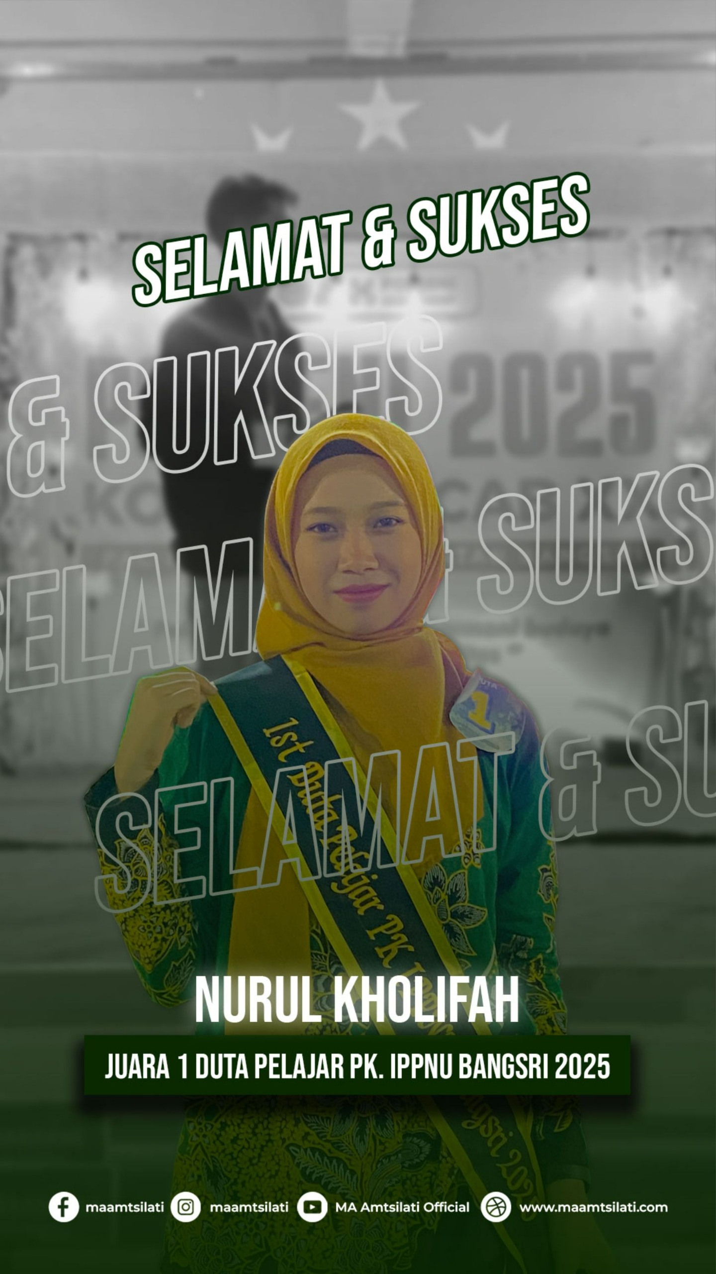 Juara 1 Duta Pelajar PK.IPPNU