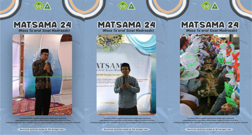 MASA TA’ARUF SISWA MADRASAH (MATSAMA) MA AMTSILATI BANGSRI TAHUN AJARAN ...